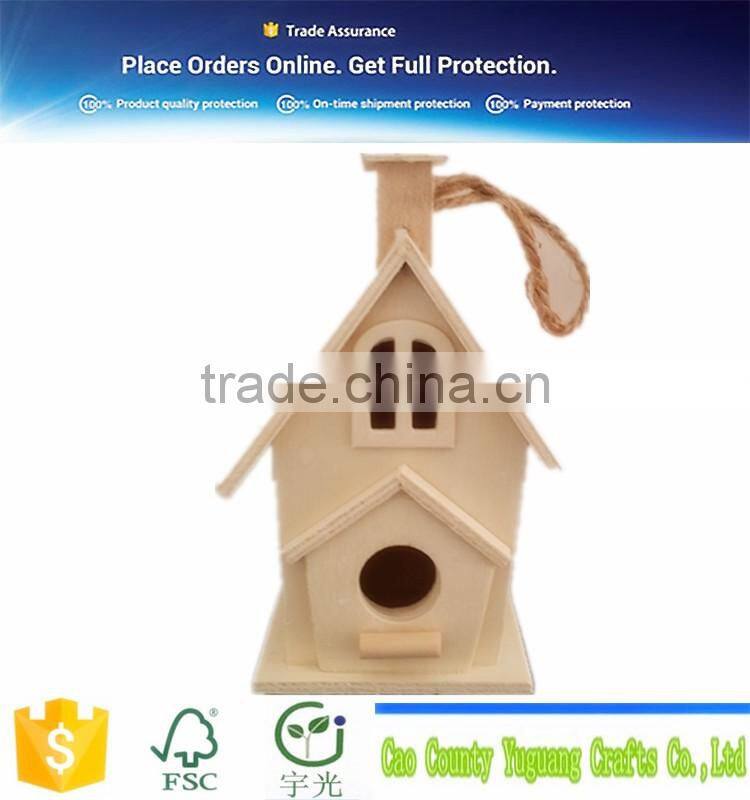 2016 new lovely wooden bird nest hot sale