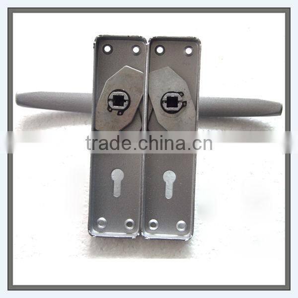 Aluminum anodize mortise lock