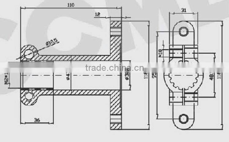 John Deere combine harvester parts Hydraulic Pump Drive R34359