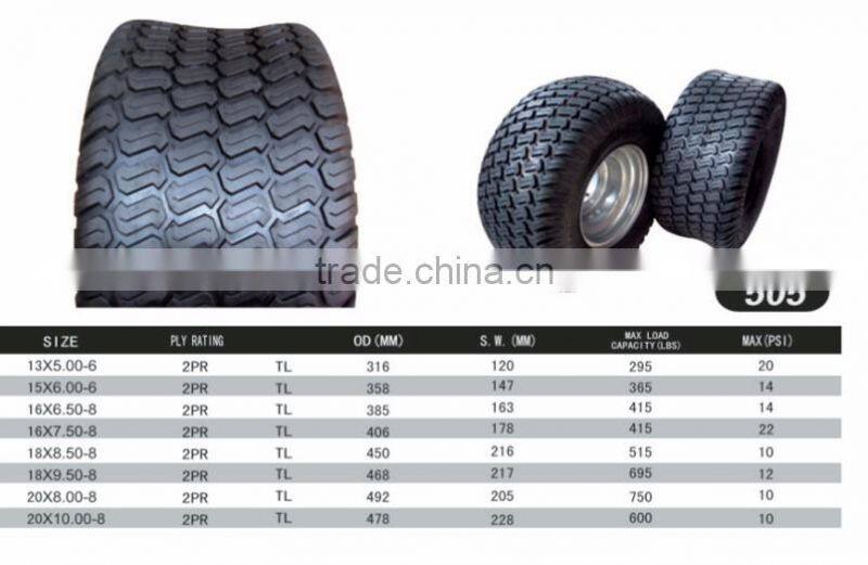 Excellent for garden tractors, tillers and trenchers wheeles 13x5.00 6