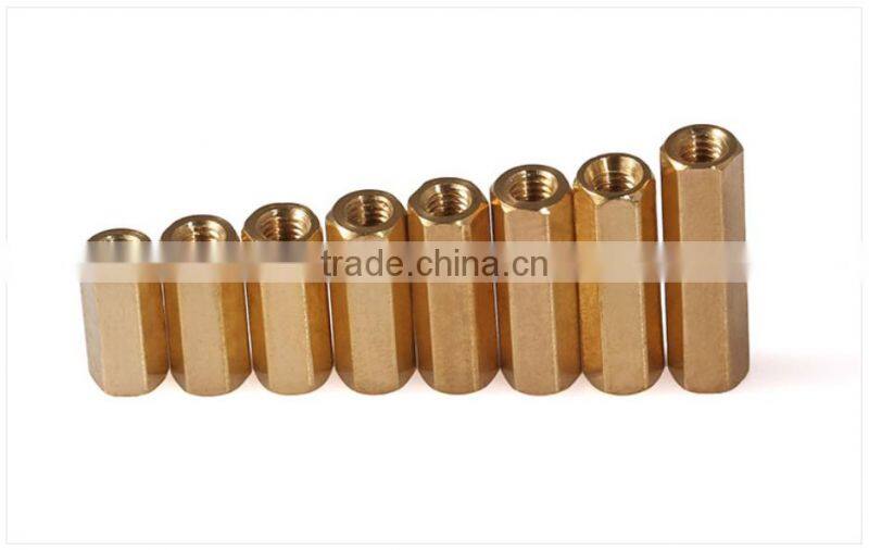 Brass Coupling Nut,M2 Brass Round Spacer Standoff