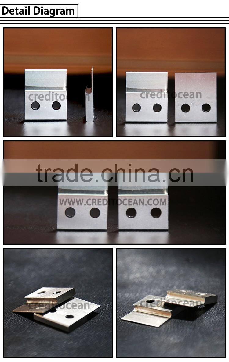 knife mould for lace tipping machine