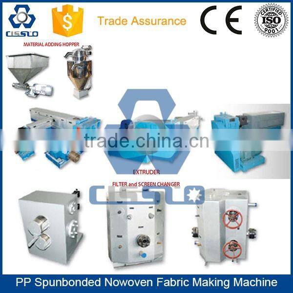 EUROPEAN TECHNOLOGY POLYPROPYLENE SPUNBONDED NON WOVEN FABRIC EXTRUSION MACHINE