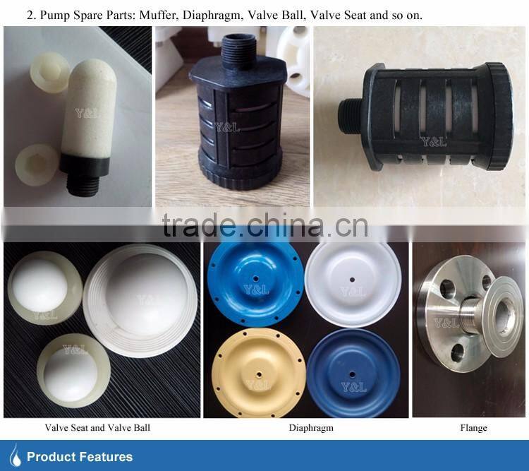 Aluminium alloy air operated water pump for sewage