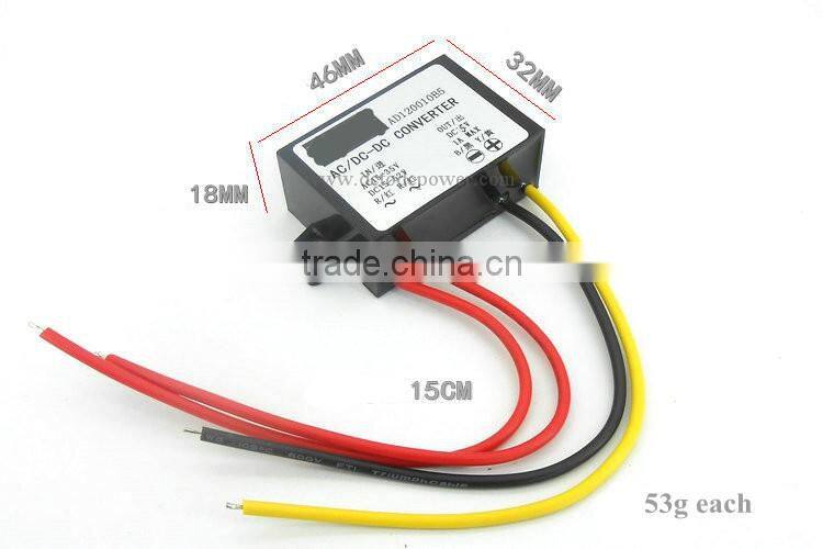 AC24V turn DC5V3ADC-DC AC to DC monitor / camera power converter 12V turn 5V1A