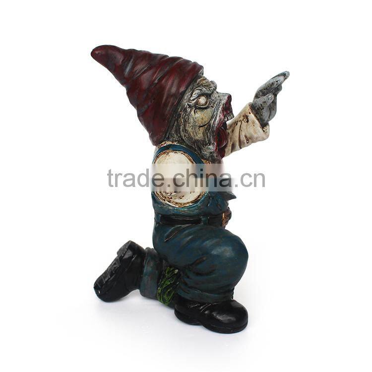 2015 wholesale halloween holiday polyresin zombie decoration