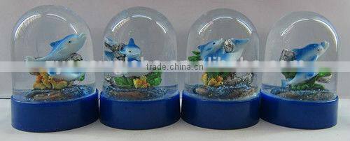 Fish snow globe, acrylic fish sea snow globe