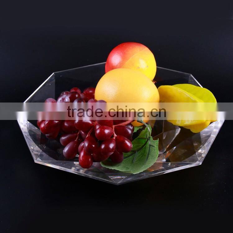 Latest excellent quality crystal fruit plate/stand for wedding with good prices