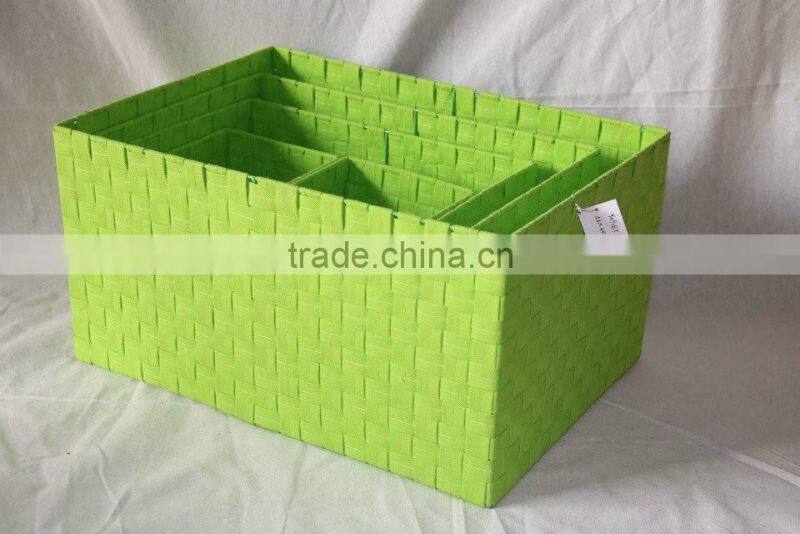 Rectange bread basket wholesale with plastic and metal wire material