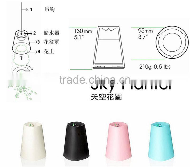 New Design Indoor Creative Sky Planter Originality Fashion Sky Planter Hanging Plastic for Plants