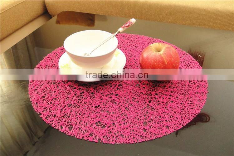 Round EVA Insulation Stain-resistant Dining Room Placemats - Set of 12
