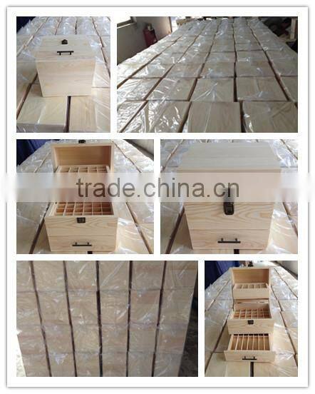 China direct factory FSC&SEDEX AUDIT Christmas display 3tier wooden Doterra 5ml 10ml 15ml essential oil bottle storage box
