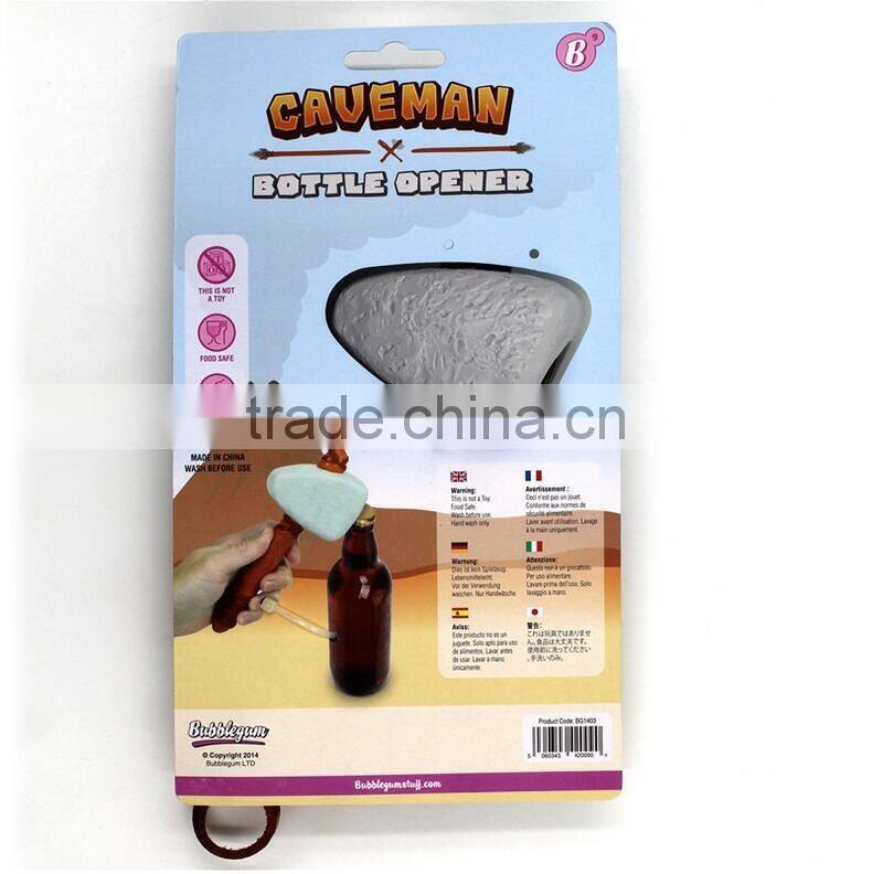 New kitchen supplies wholesale creative stone hammer beer bottle opener strange resin bottles opener