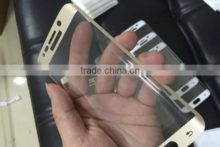 OEM retail package Arc Edge Tempered Glass Screen Protective Film For Samsung Note 4/Note Edge