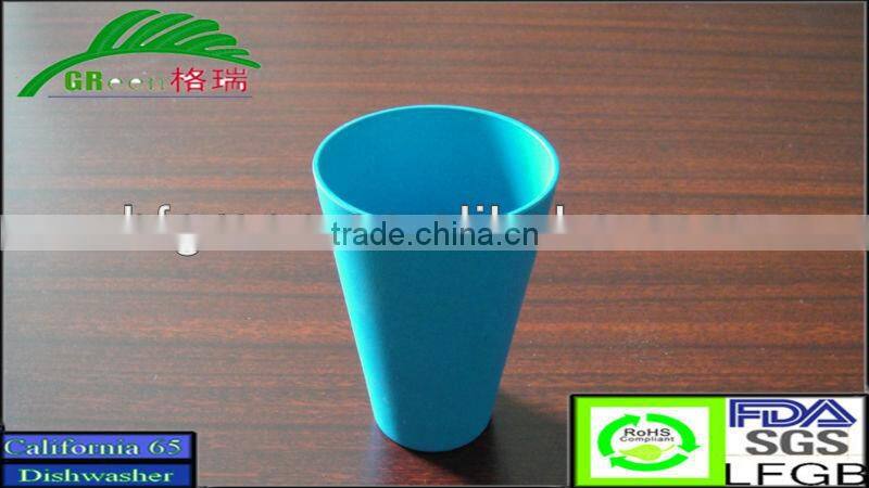 100% recycled alternative to plastic, Bamboo Fiber Cup plant fiber cup