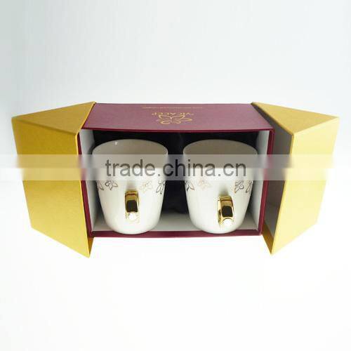 Alibaba Express Ceramic Vicacci Flower Ring Mug Made With Swarovski ElementsV2008A-093NBC-CC (WS1059-130807)