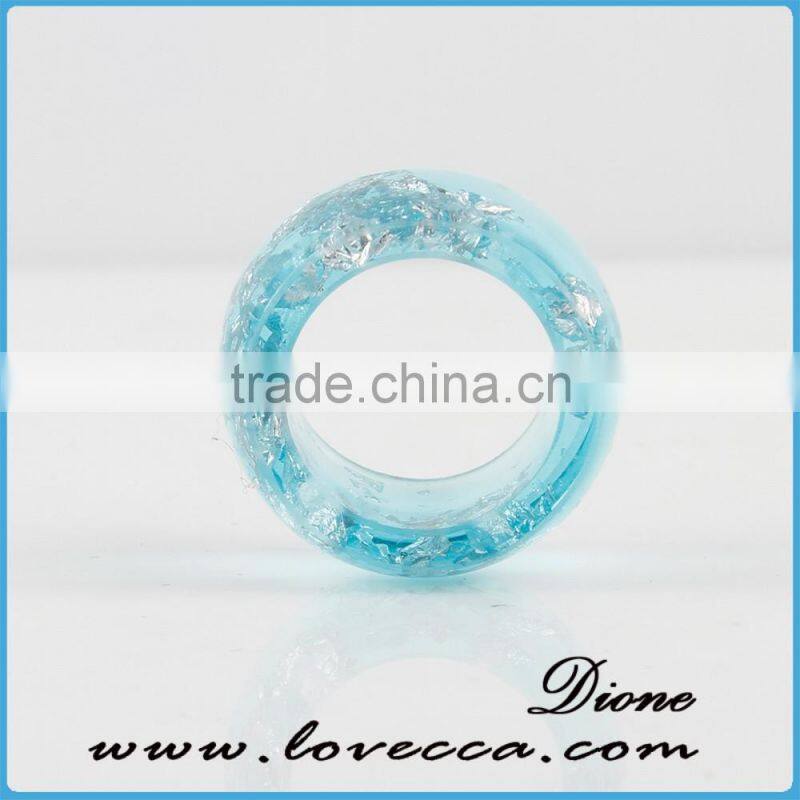 Purple flower Terrarium resin ring for her ,Resin ring with preserved flowers, Transparent resin ring with dried flowers