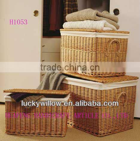 willow storage basket for five star hotel(factory provide)