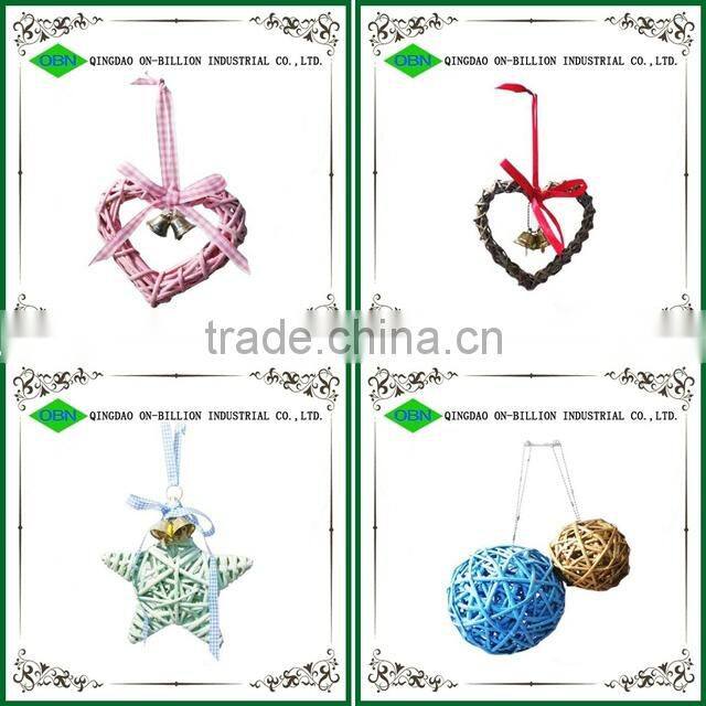 Handmade decoration crafts with willow branches