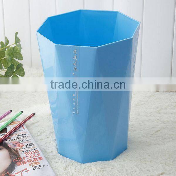 Bright colored polygon dustbin