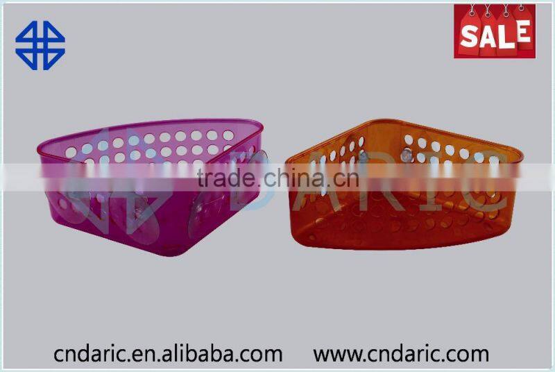 Bathroom Plastic Corner Tray with hole design