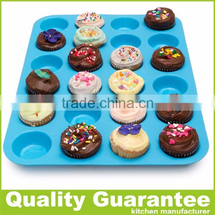 24 holes mini round silicone Muffin Pan easy cake mold microwave oven cake pan cookie pan