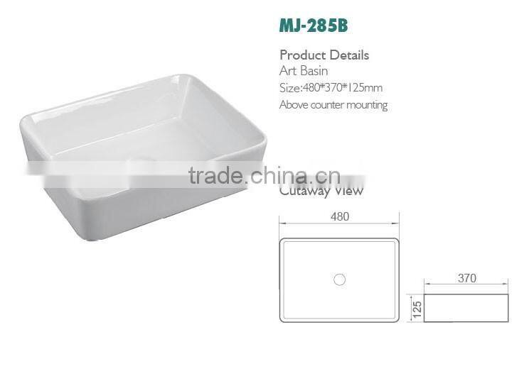 Undermount Ceramic wash basin and bathroom ceramic sinks
