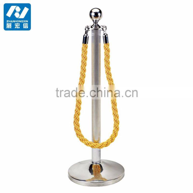Rope queue way barrier stand in line stanchion post suppliers