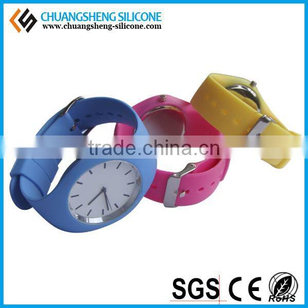 Candy color smart kids lovely jelly watch, electronic wristwatch, silicone