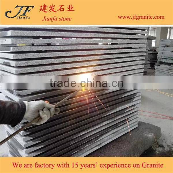 Jianfa dark grey G654 granite stair and step