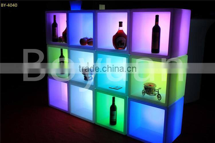 led luminous wine display cabinet, wine stopper display holder