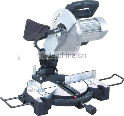 255mm Long Life Electric Power Aluminum Wood Cutting Cut off Table Circular Machine Tools Induction Compound Miter Saw