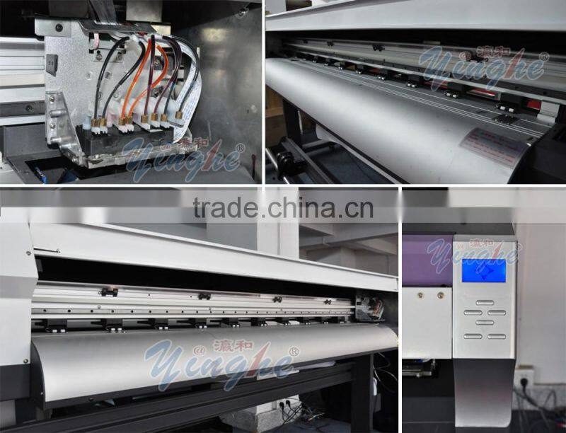 High precision digital large format printer 6 feet flex banner printing machine