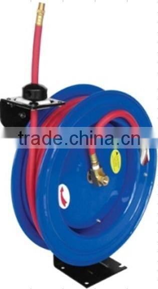 Wall Mount Spring Rewind Garden Stainless Steel hose Reel