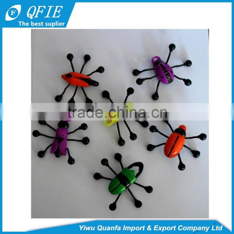 High quality Halloween gifts colorful mini soft Monster TPR Finger Puppet toy for capsule vending machine