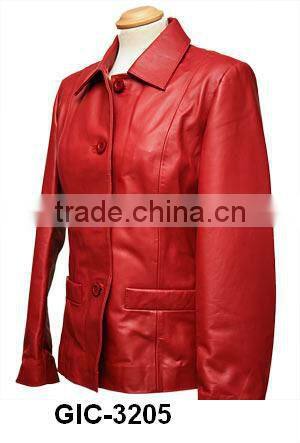 Ladies leather jacket