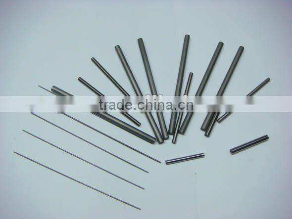 extruded HIP ground carbide rod with tungsten material