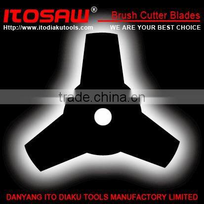 ITO-B-7 Brush Cutter blade for the Mower, SK-5 material 3T size from 230mm to 600mm, thickness from 1.0mm to 3.0mm