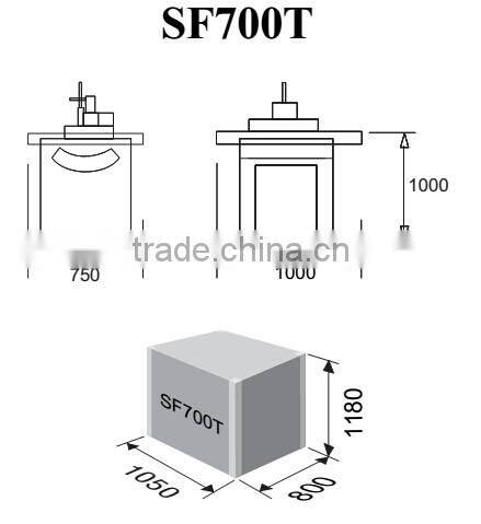 EUROPEAN QUALITY CE spindle moulder with sliding table SF700T