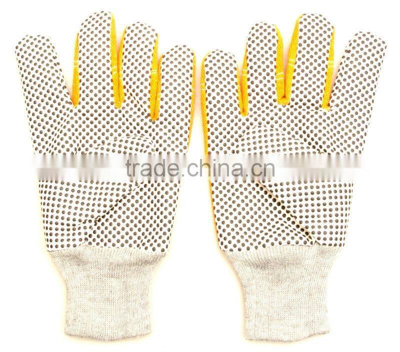 Cotton Garden Glove With PVC Dots