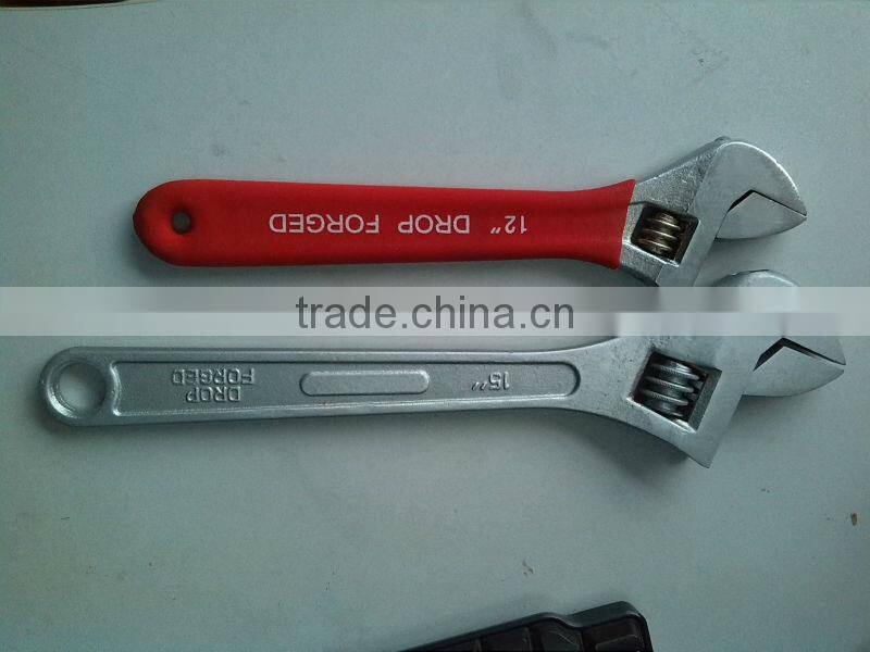 Adjustable spanner 12" .pvc handle. Hight quality