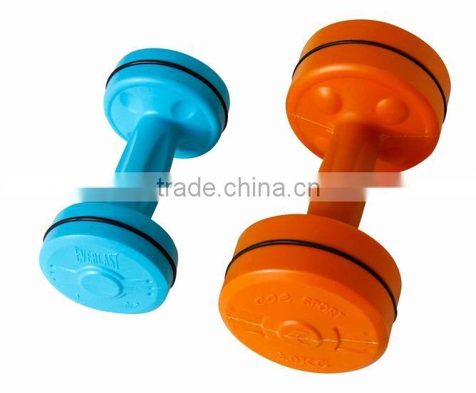 Water filled dumbbell/Dumbbell water bottle/Plastic dumbbell