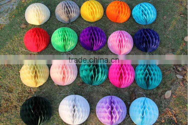DIY Tissue Paper Honeycomb Balls Wedding Party Decoration Honeycomb Ball