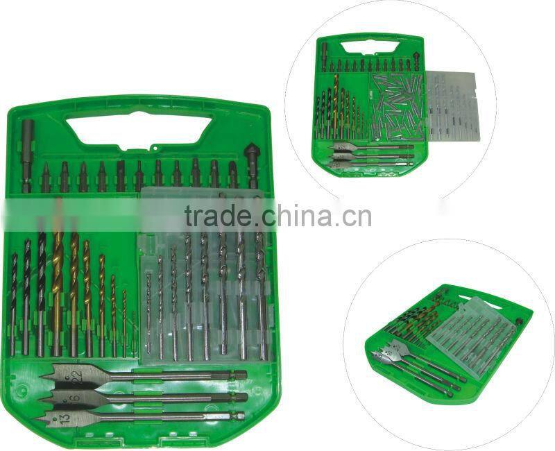 60 piece nice quality drill and bit set in plastic case
