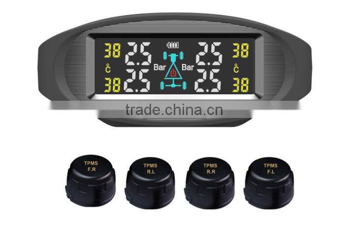 DIY installation truck tire pressure monitoring system with HD LCD display