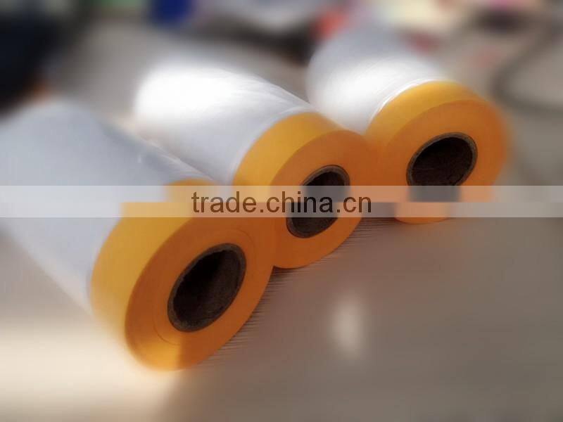 Masking film rolling machine PE sheet combine tape