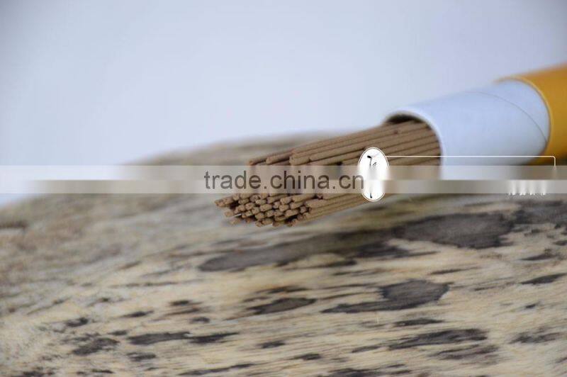 High quality Agarwood incense without sticks in yellow cylinders