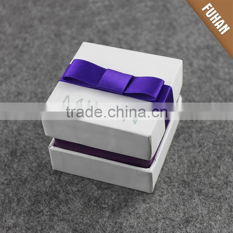 custom luxury paper gift cardboard packaging box With Ribbon