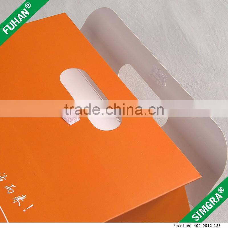 Factory Customized Paper Craft Gift Boxes Handle Bag