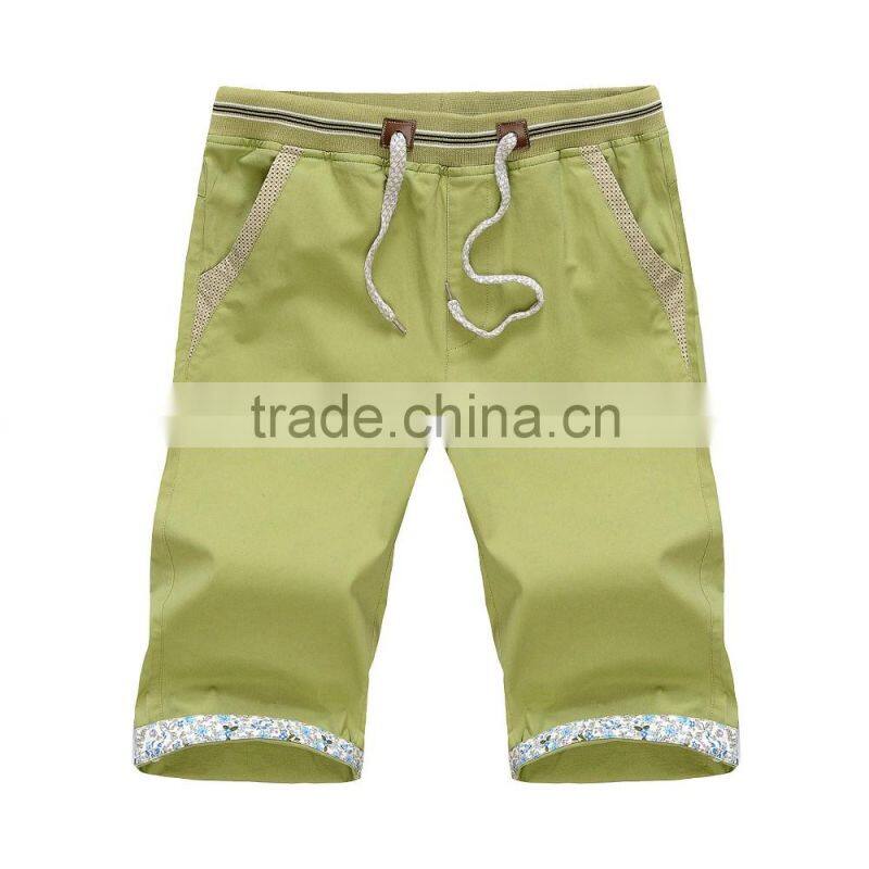 Man Sport Short color cotton Pants,cheap cotton pants